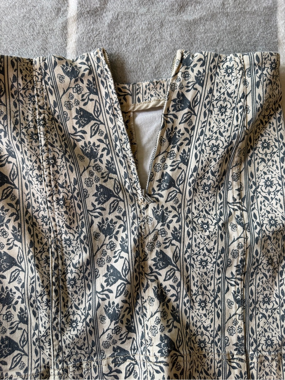 Free People Floral Print Mini Skirt Size 4 - Picture 3 of 6